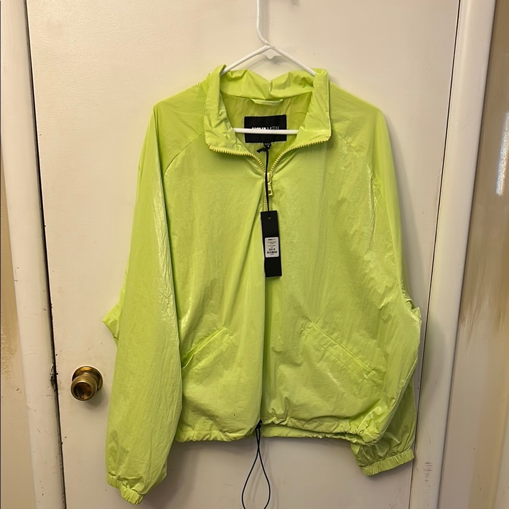 Nova Men Light Green Jacket Lightweight Casual Size Medium NWT